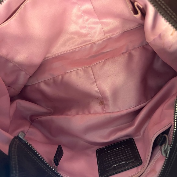 Medium Size Coach Brown “block C” pattern. Great used condition. - Picture 4 of 10